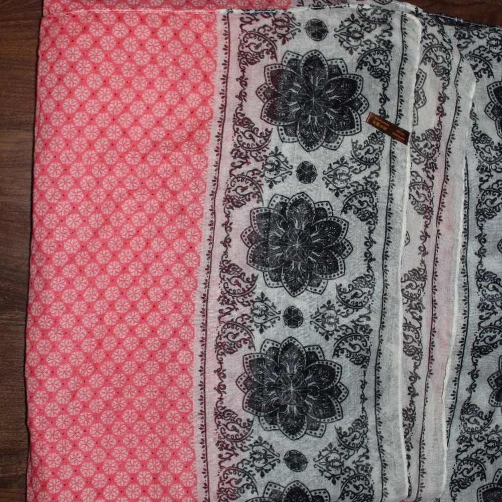 Pacsun Boho Pink Scarf